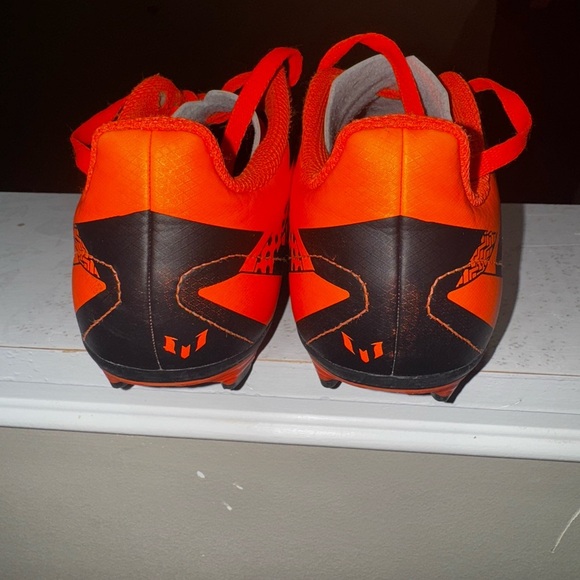 Adidas Orange and Black Cleats - Picture 5 of 6